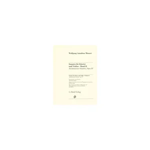 Henle Verlag Mozart Violinsonaten 2