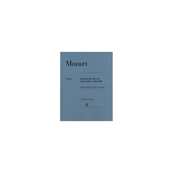 Henle Verlag Mozart Violinsonaten 3