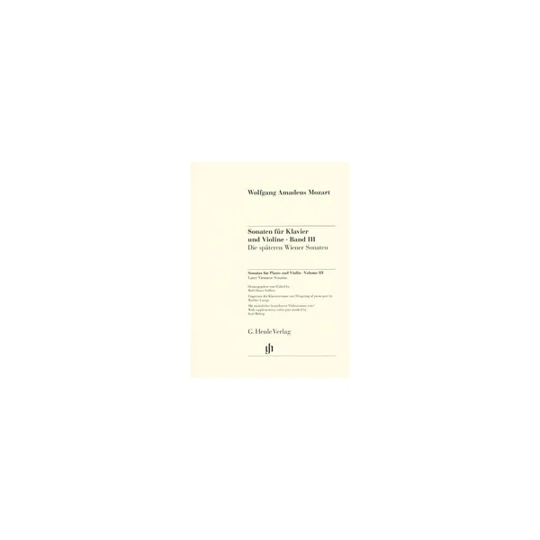 Henle Verlag Mozart Violinsonaten 3