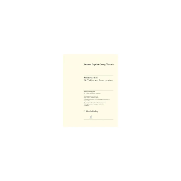 Henle Verlag Neruda Violinsonate