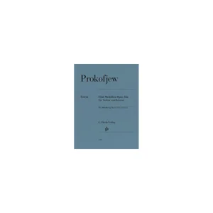 Henle Verlag Prokofjew 5 Melodien Violin