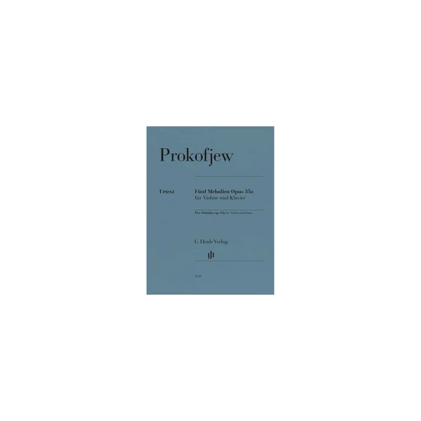 Henle Verlag Prokofjew 5 Melodien Violin