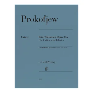 Henle Verlag Prokofjew 5 Melodien Violin