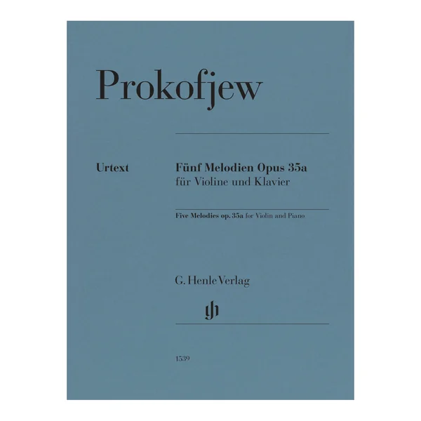 Henle Verlag Prokofjew 5 Melodien Violin