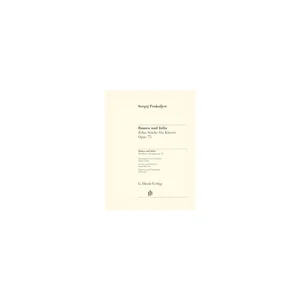 Henle Verlag Prokofjew Romeo und Julia
