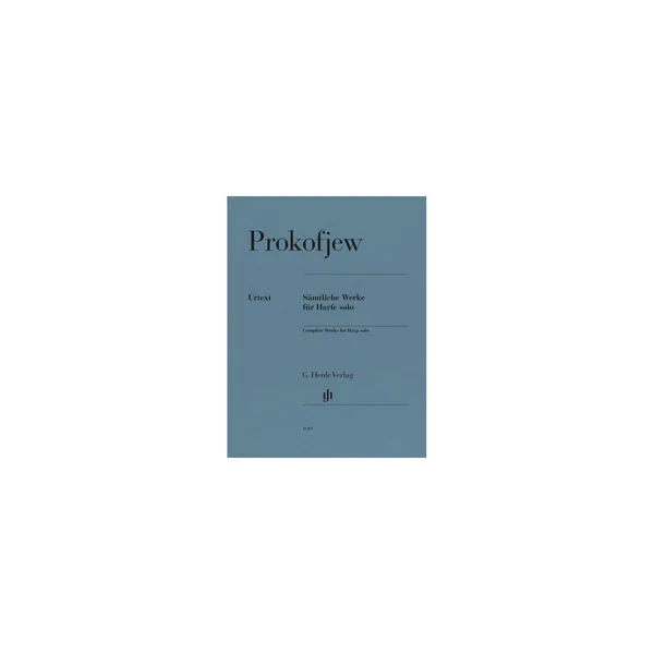 Henle Verlag Prokofjew Werke for Harfe