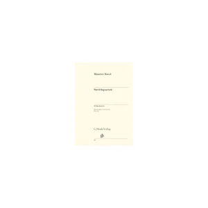 Henle Verlag Ravel Streichquartett F-Dur
