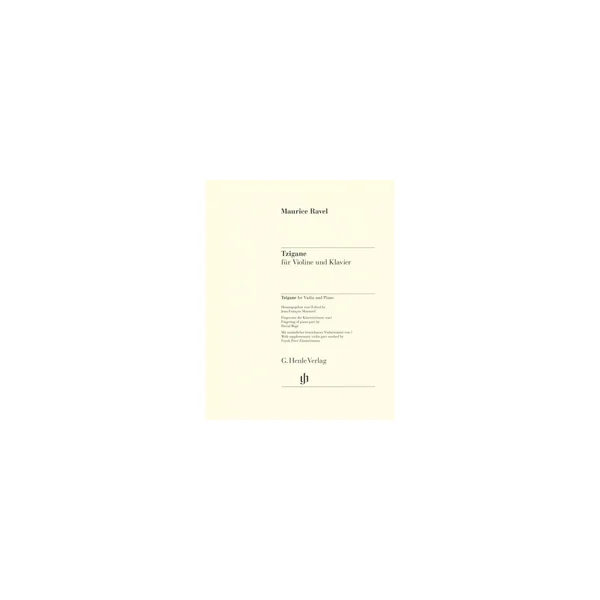 Henle Verlag Ravel Tzigane