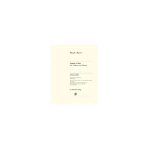 Henle Verlag Ravel Violinsonate