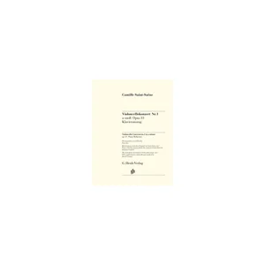 Henle Verlag Saint-Saëns Cellokonzert Nr.1