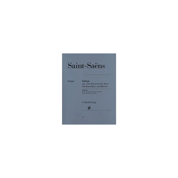 Henle Verlag Saint-Saëns Elefant Kontrabass