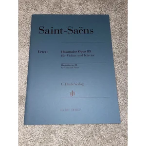 Henle Verlag Saint-Saëns Havanaise op. 83