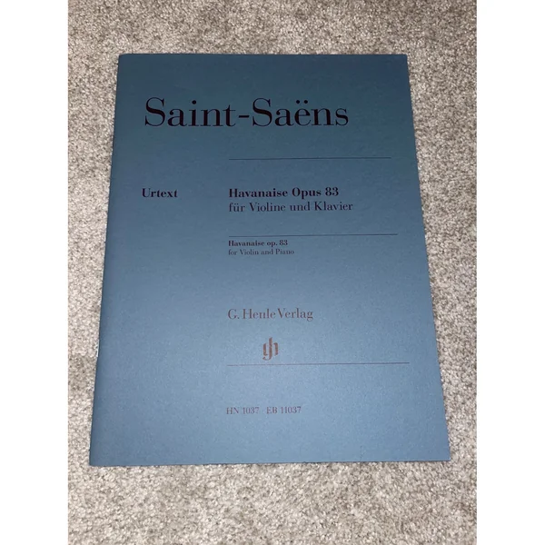 Henle Verlag Saint-Saëns Havanaise op. 83