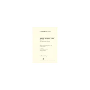 Henle Verlag Saint-Saëns Morceau Concert