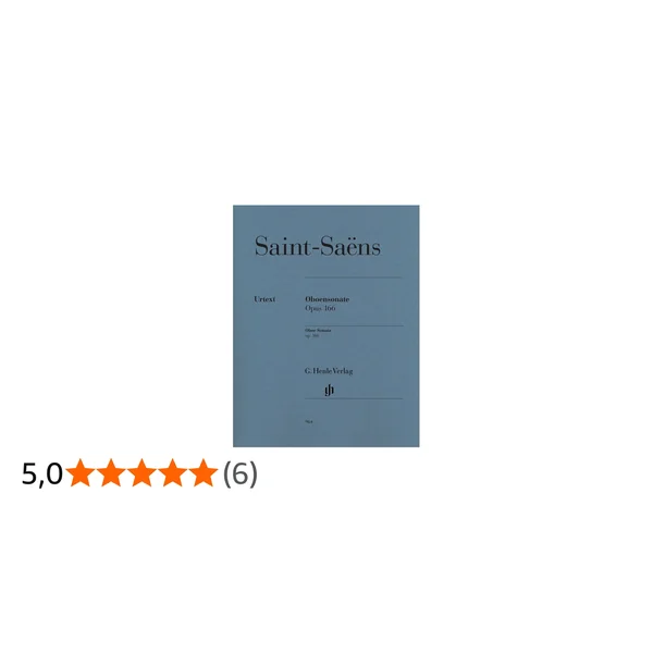 Henle Verlag Saint-Saëns Oboensonate