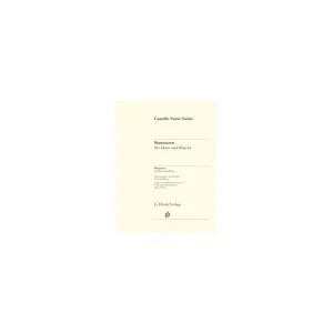 Henle Verlag Saint-Saëns Romanzen Horn