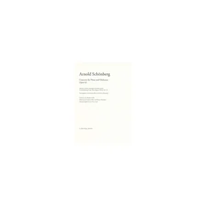 Henle Verlag Schönberg Klavierkonzert op. 4