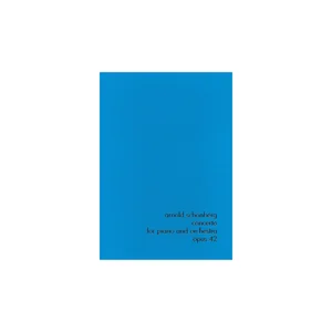 Henle Verlag Schönberg Klavierkonzert op. 4