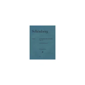 Henle Verlag Schönberg Kleine Klavierstücke