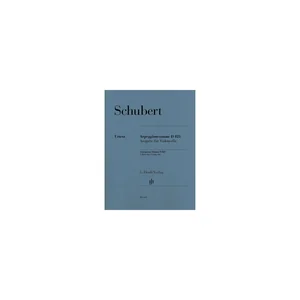 Henle Verlag Schubert Sonate D 821 Cello