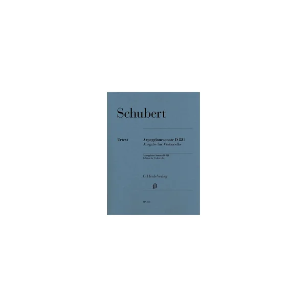 Henle Verlag Schubert Sonate D 821 Cello
