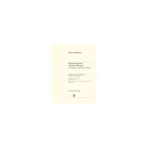 Henle Verlag Schubert Trockne Blumen