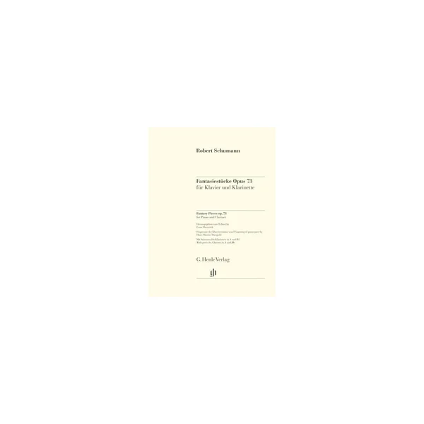 Henle Verlag Schumann Fantasiestücke Cl