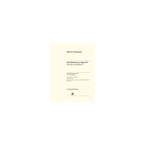 Henle Verlag Schumann Romanzen Oboe