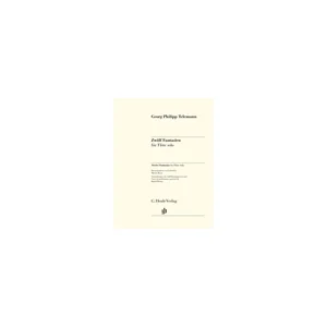 Henle Verlag Telemann Zwölf Fantasien Flöte