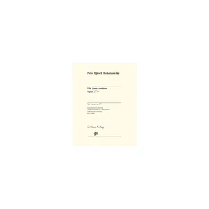 Henle Verlag Tschaikowsky Die Jahreszeiten