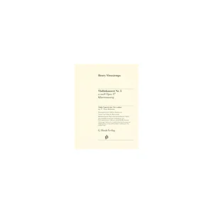 Henle Verlag Vieuxtemps Violinkonzert Nr. 5