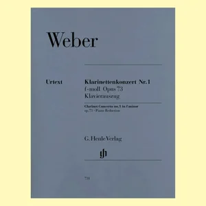 Henle Verlag Weber Clarinet Concerto No.1
