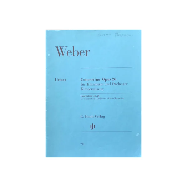 Henle Verlag Weber Concertino op.26
