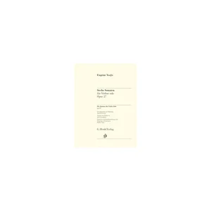 Henle Verlag Ysaÿe Sechs Sonaten op. 27