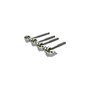 Hipshot 4 KickAss Saddle Set - Chrome