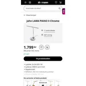 Jahn L4404 PIANO II Chrome