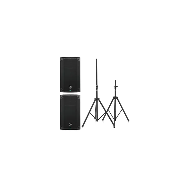 Mackie Thump 12v4 Stereo Stand Bundle