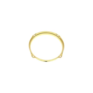 Millenium 8" 4-Hole Steel Hoop Brass
