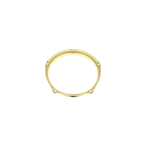 Millenium 8" 5-Hole Steel Hoop Brass