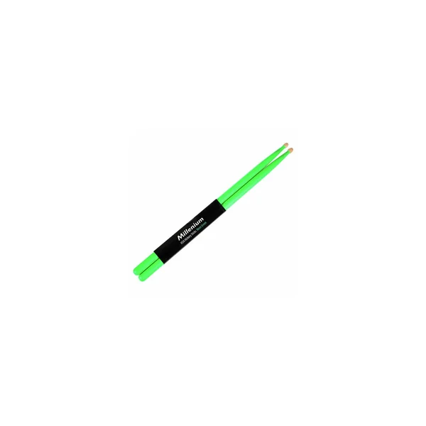 Millenium H5A Hickory Sticks Neon Green