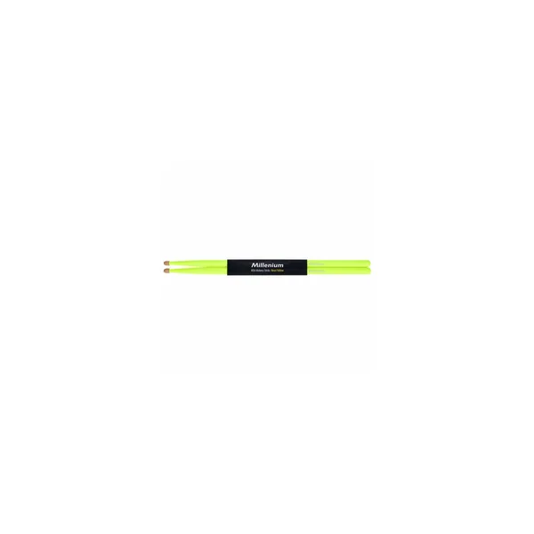 Millenium H5A Hickory Sticks Neon Yellow