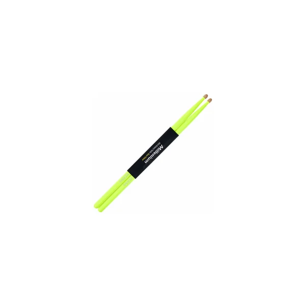 Millenium H5A Hickory Sticks Neon Yellow