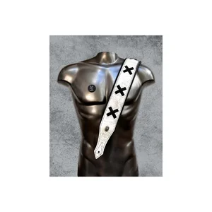 Minotaur Coat of Arms White Strap