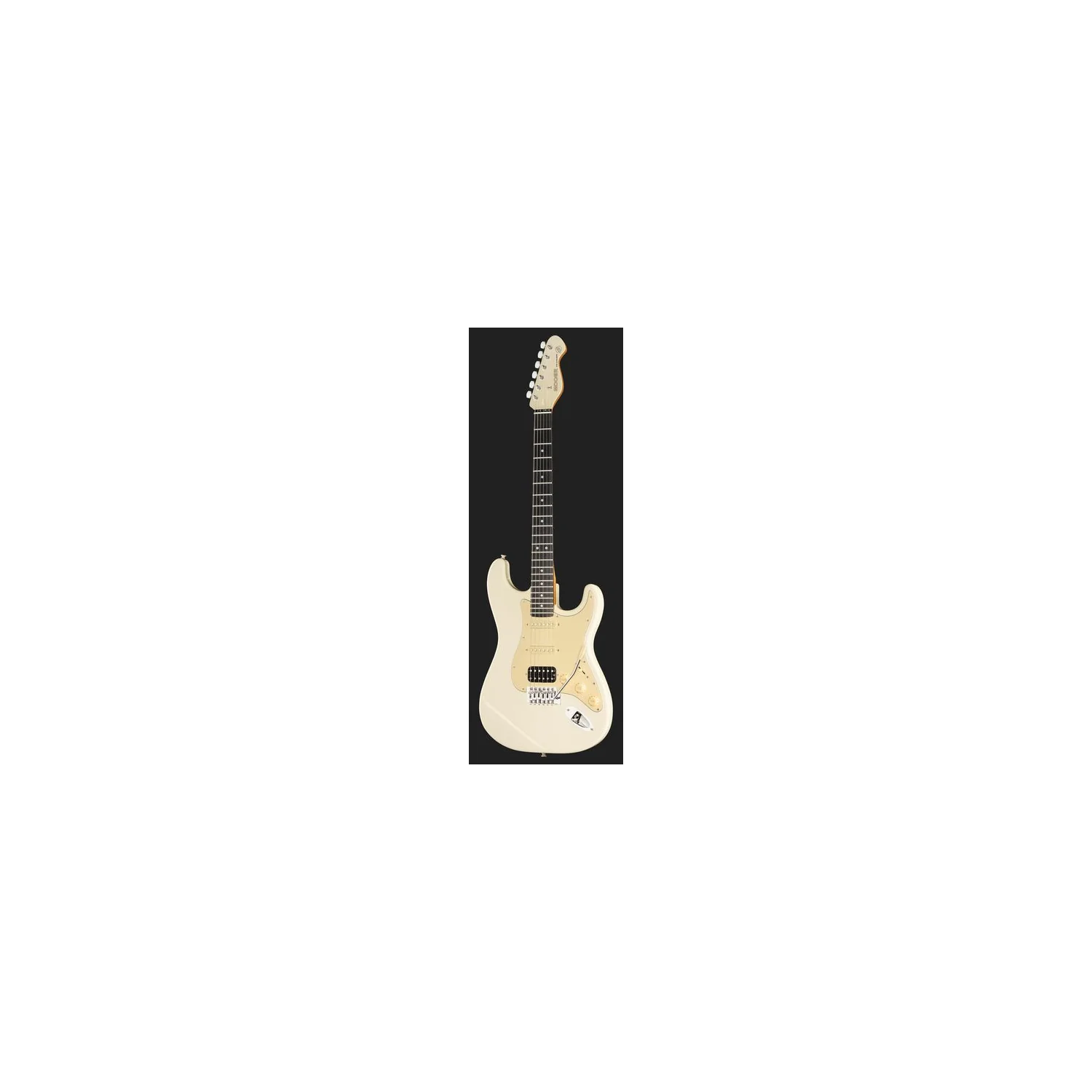 Mooer MSC10 Pro Guitar Vintage White