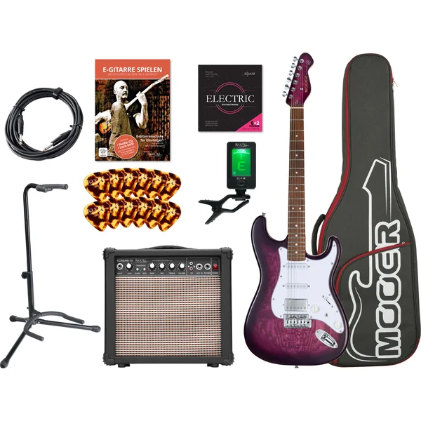 Mooer MSC20 Pro Guitar Prune Purple