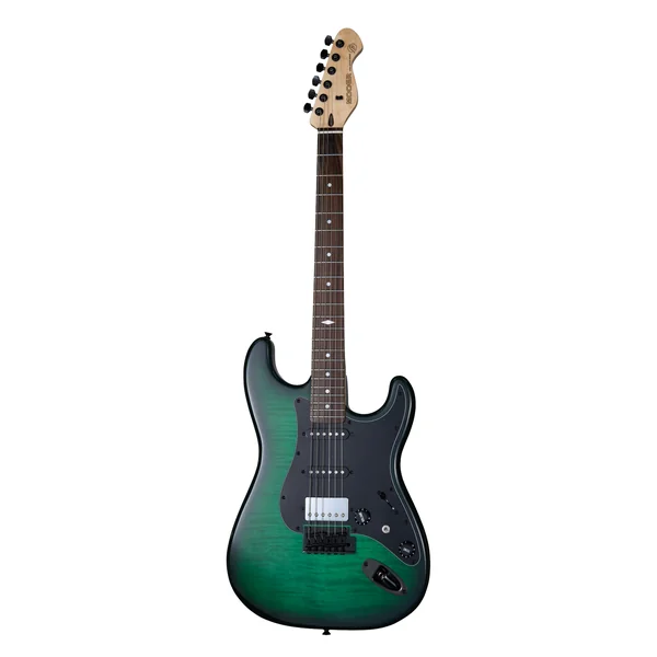 Mooer MSC31 Pro Guitar Green Burst