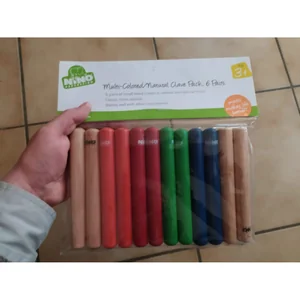 Nino Coloured Claves Set 6pc
