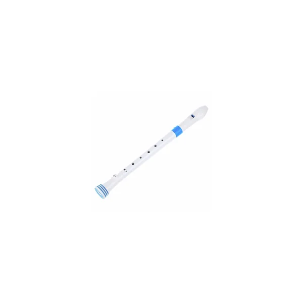 Nuvo Soprano Recorder white-blue