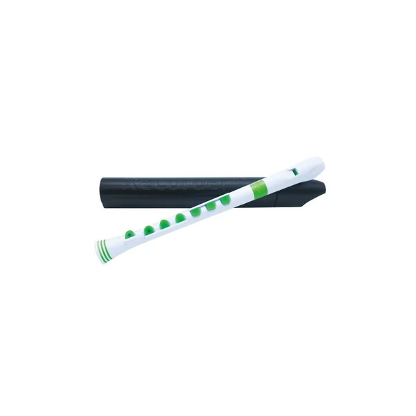 Nuvo Soprano Recorder white-green