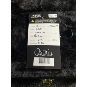PRS Studio 10 Top Charcoal Burst